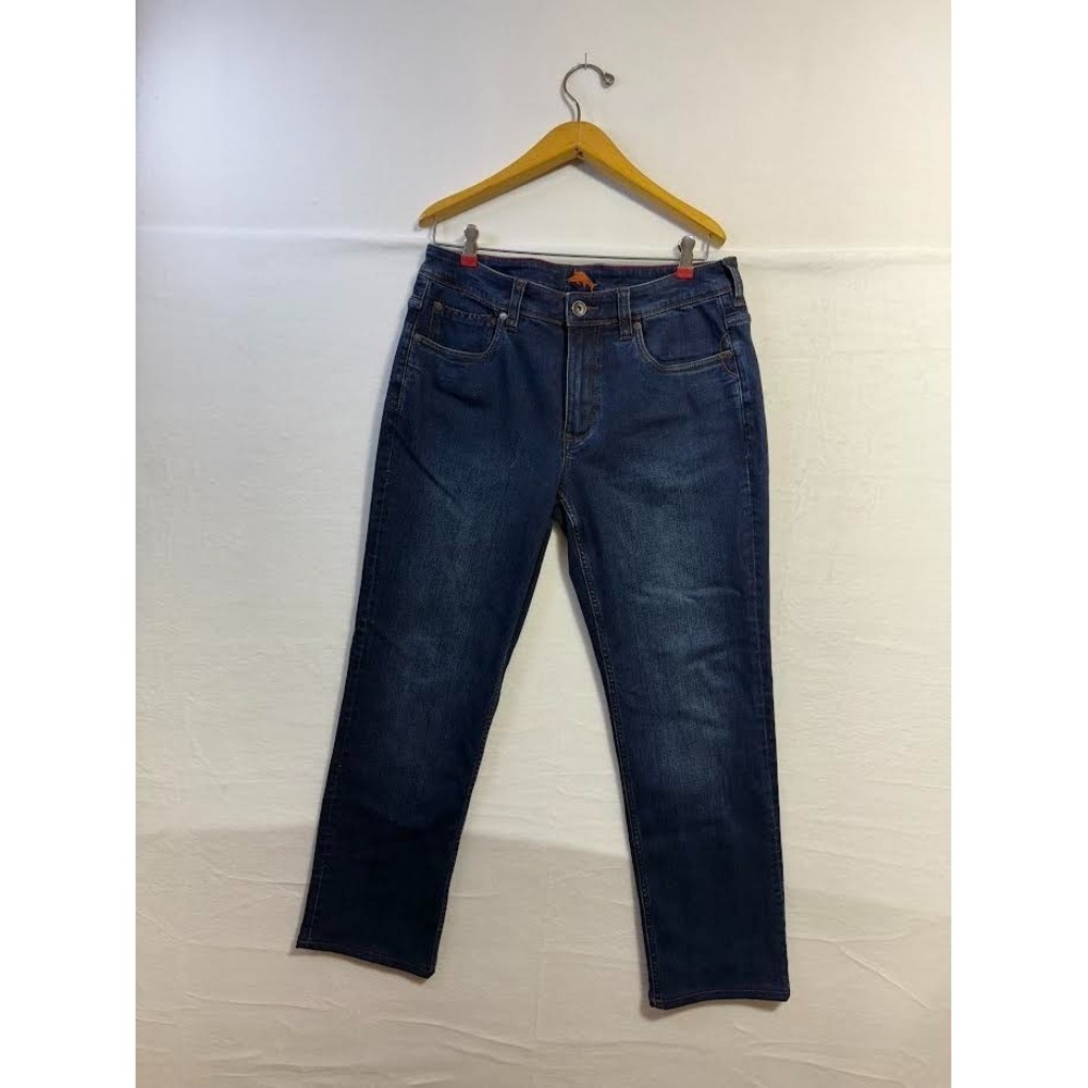 Tommy Bahama Mens Dark Wash Straight Leg Stretch Denim Jeans Casual Size 32 x 32